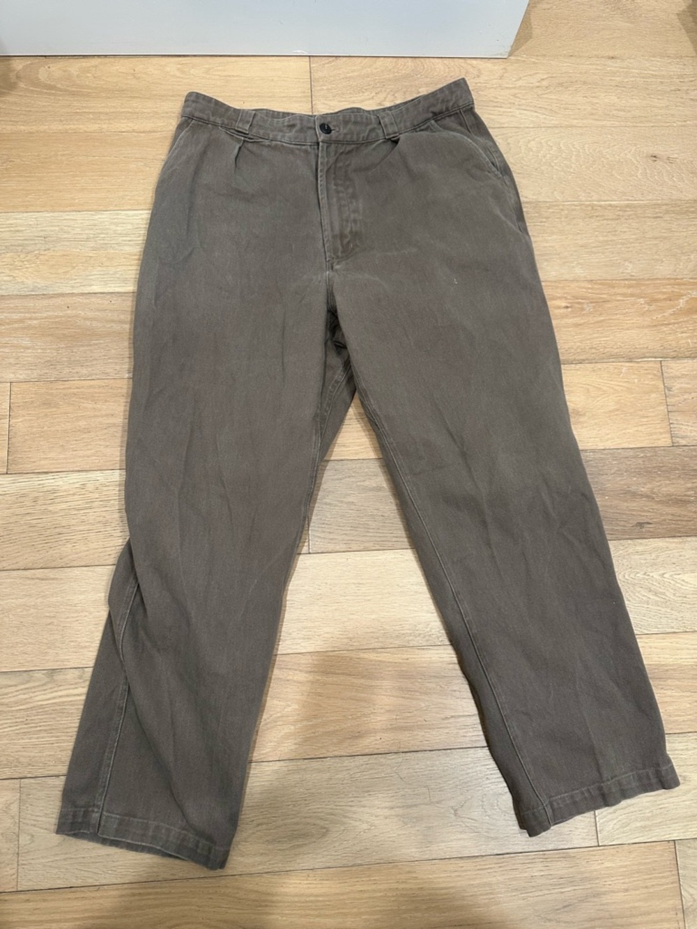 MANRESA New England Workwear Pants Brown Men’s Large Trousers